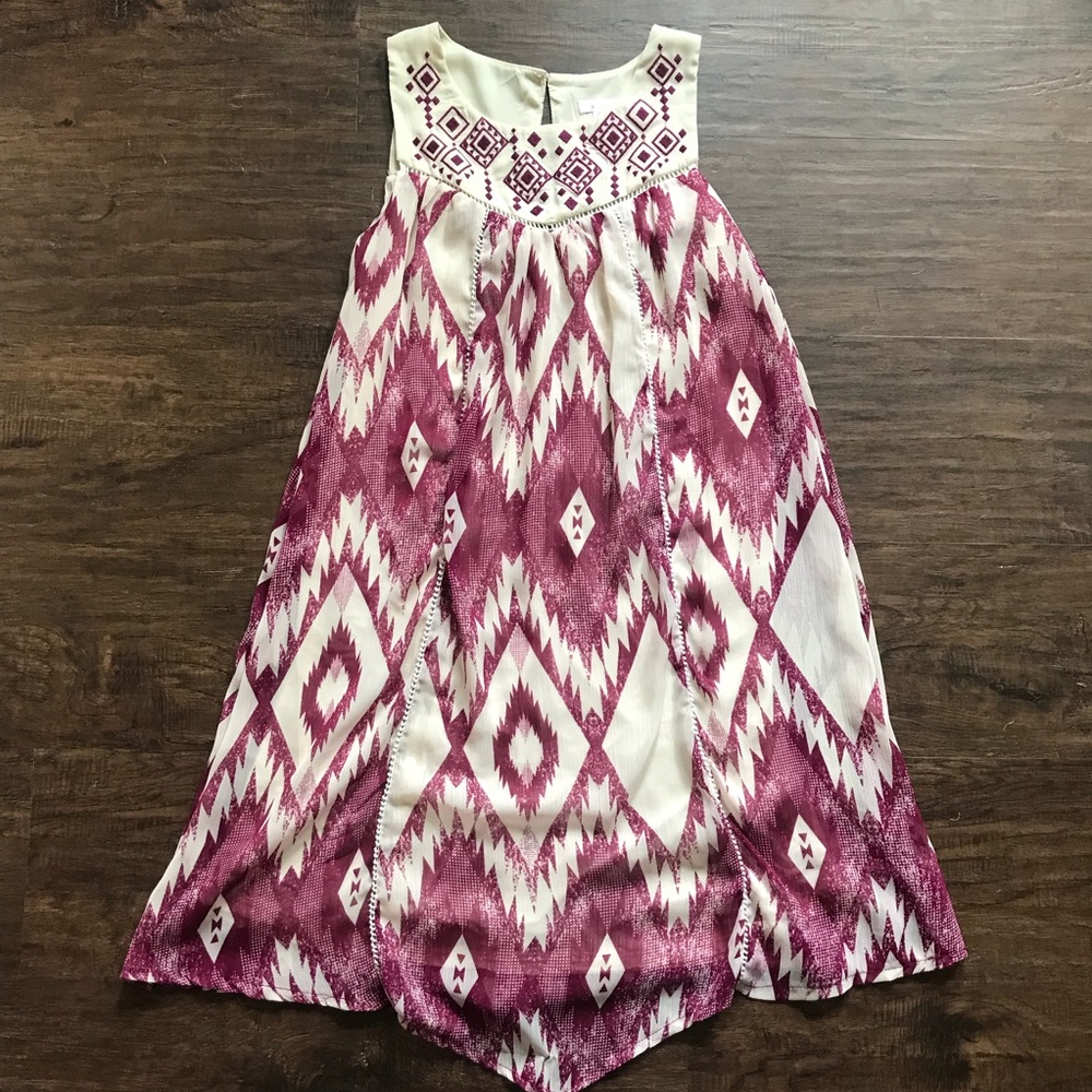 Embroidered Flowy Dress